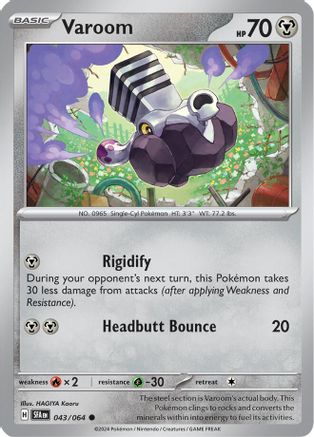 Varoom (043/064) - SSF  - Common - Reverse Holofoil