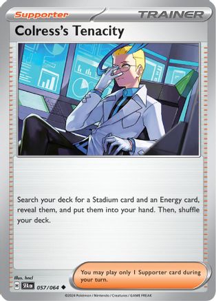 Colress's Tenacity (057/064) - SSF  - Uncommon - Reverse Holofoil