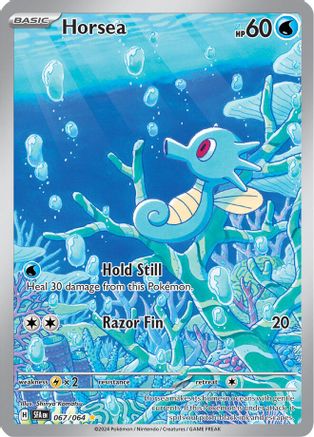 Horsea (067/064) - SSF  - Illustration Rare - Holofoil