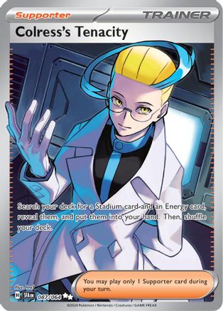 Colress's Tenacity (087/064) - SSF  - Ultra Rare - Holofoil