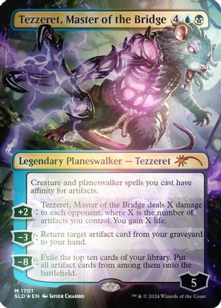 Tezzeret, Master of the Bridge (Rainbow Foil) (SLD-1701) - mythic - Foil
