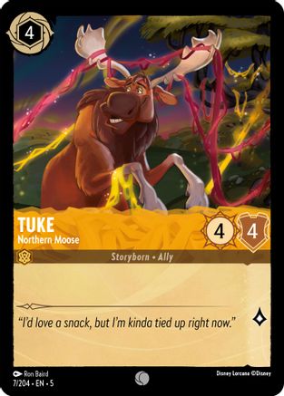 Tuke - Northern Moose VF (7/204) - Commune - Cold Foil