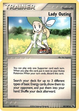 Lady Outing (083/109) - DE  - Uncommon