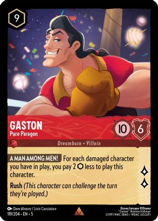 Gaston - Pure Paragon (119/204) - Rare