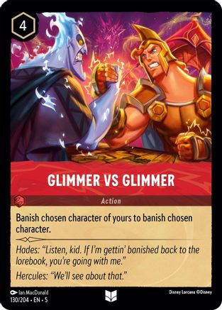 Glimmer vs Glimmer (130/204) - Uncommon