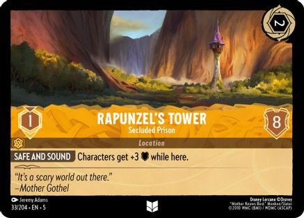 Rapunzel's Tower - Secluded Prison (33/204) - Uncommon