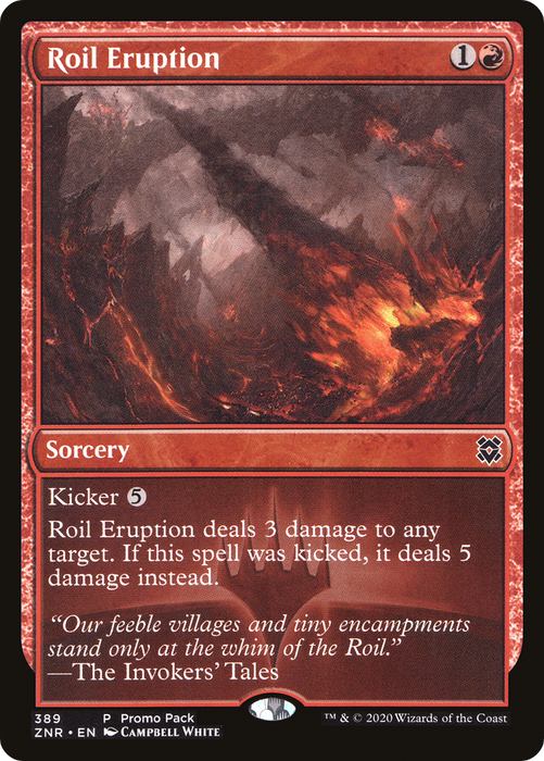 Roil Eruption (PPZNR-389) - common - Foil
