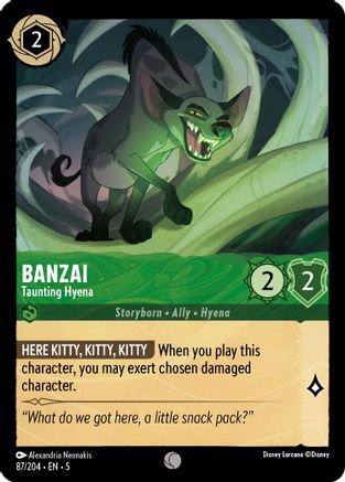 Banzai - Taunting Hyena (87/204) - Common