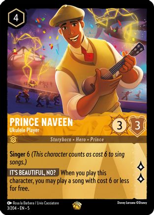 Prince Naveen - Ukulele Player (3/204) - Legendary