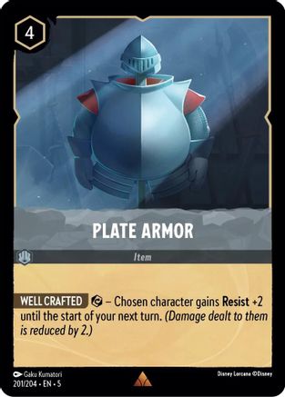 Plate Armor (201/204) - Rare - Cold Foil