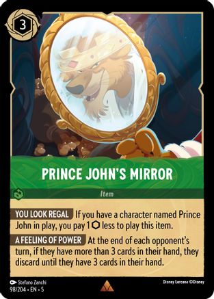 Prince John's Mirror (98/204) - Rare - Cold Foil