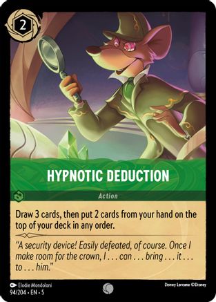 Hypnotic Deduction VF (94/204) - Commune - Cold Foil