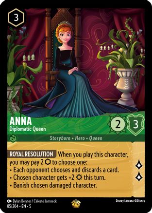 Anna - Diplomatic Queen VF (85/204) - Légendaire