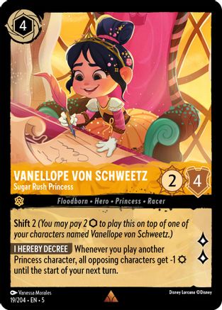 Vanellope von Schweetz - Sugar Rush Princess VF (19/204) - Rare - Cold Foil
