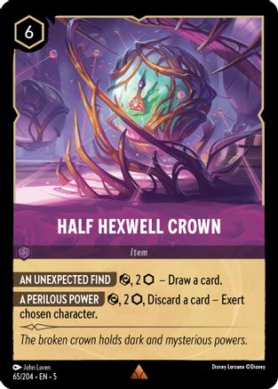 Half Hexwell Crown (65/204) - Rare