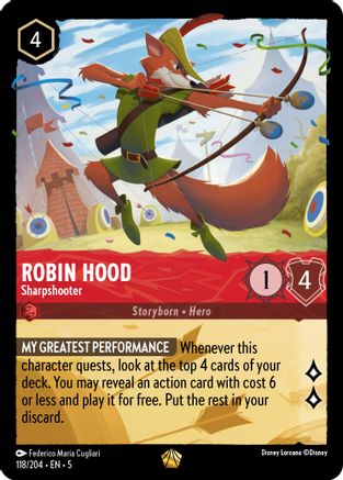 Robin Hood - Sharpshooter (118/204) - Legendary