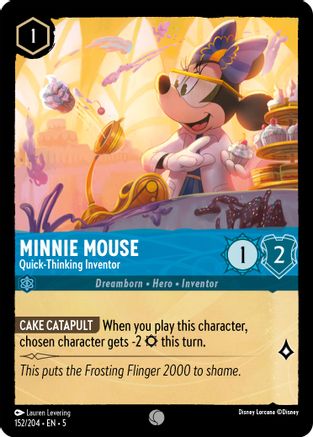 Minnie Mouse - Quick-Thinking Inventor (152/204) - Common