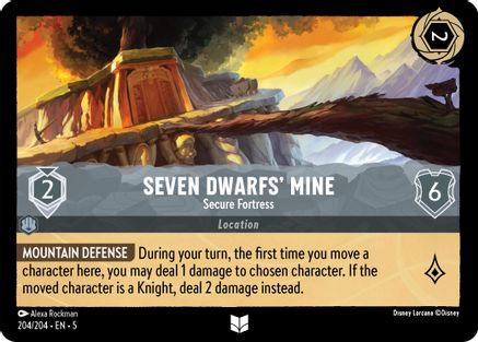Seven Dwarfs' Mine - Secure Fortress VF (204/204) - Inhabituelle