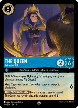 The Queen - Fairest of All (144/204) - Super Rare - Cold Foil