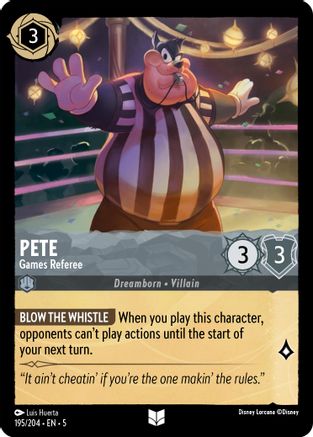 Pete - Games Referee (195/204) - Uncommon - Cold Foil