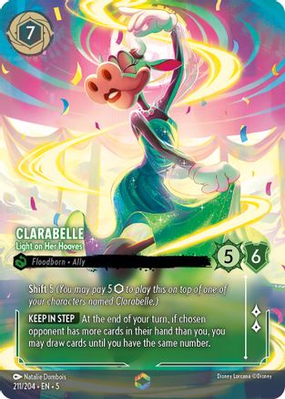 Clarabelle - Light on Her Hooves (Enchanted) VF (211/204) - Enchantée - Holofoil