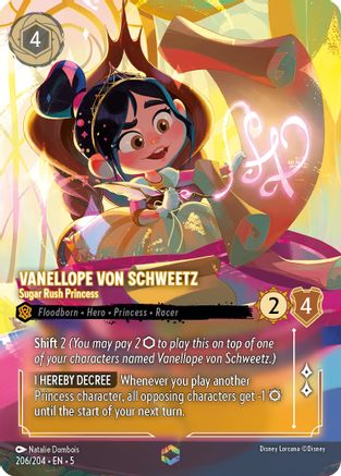 Vanellope von Schweetz - Sugar Rush Princess (Enchanted) VF (206/204) - Enchantée - Holofoil