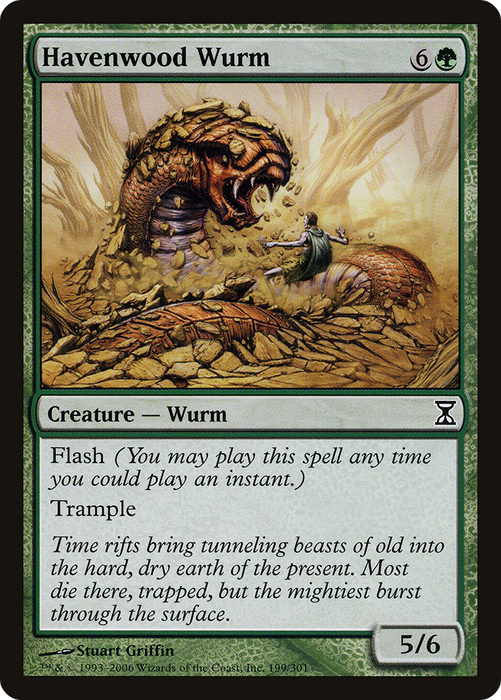 Havenwood Wurm (TSP-199) - common - Foil