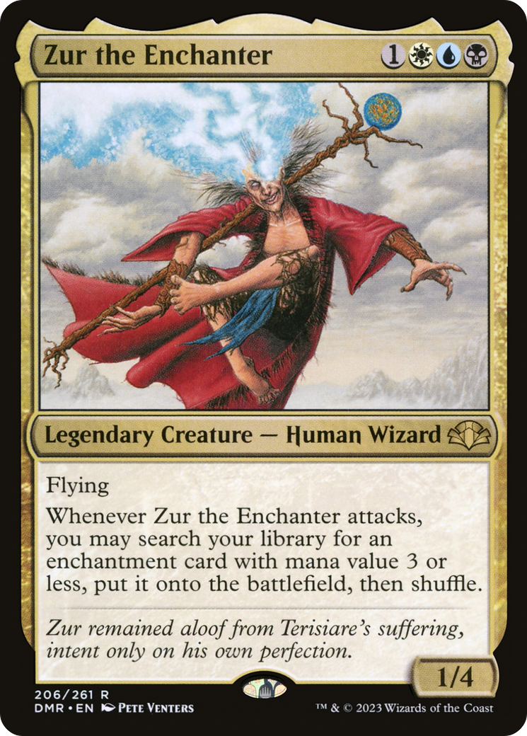 Zur the Enchanter (DMR-206) - rare - Foil