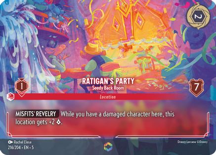 Ratigan's Party - Seedy Back Room (Enchanted) VF (216/204) - Enchantée - Holofoil