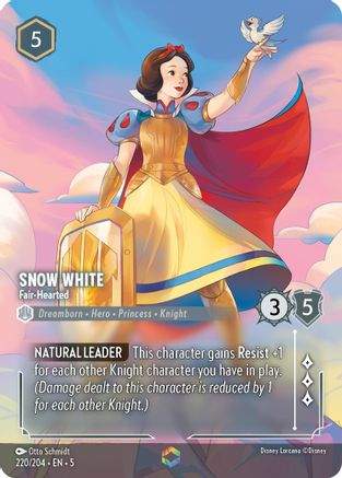 Snow White - Fair-Hearted (Enchanted) (220/204) - Enchanted - Holofoil