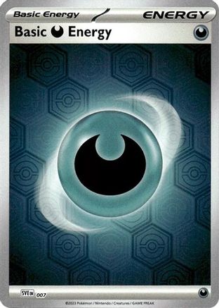 Basic Darkness Energy (Reverse Holofoil) (007) - SSF  - Common - Reverse Holofoil