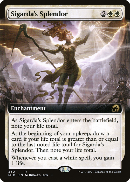 Sigarda's Splendor (MID-330) - rare: (Extended Art)