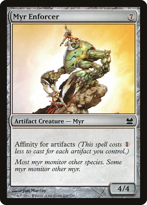 Myr Enforcer (MMA-209) - common - Foil