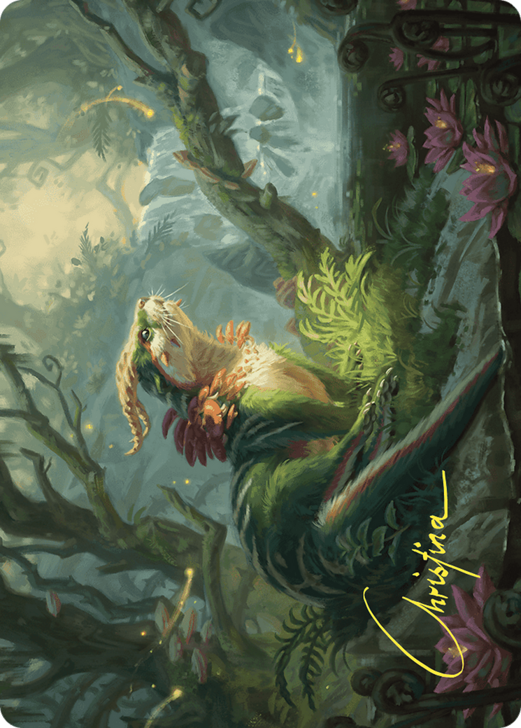 Elusive Otter // Elusive Otter (AWOE-037) - common (Borderless) - Foil