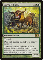 Garruk's Horde (M12-176) - rare - Foil