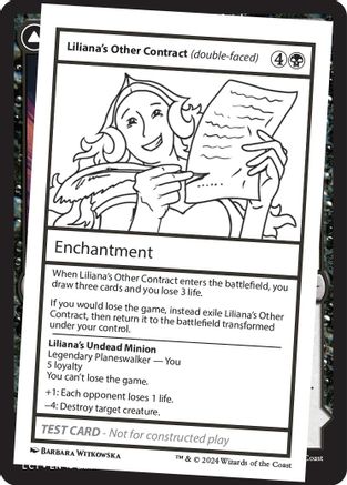 Liliana's Other Contract // Liliana's Undead Minion (MB2PC-312) - rare