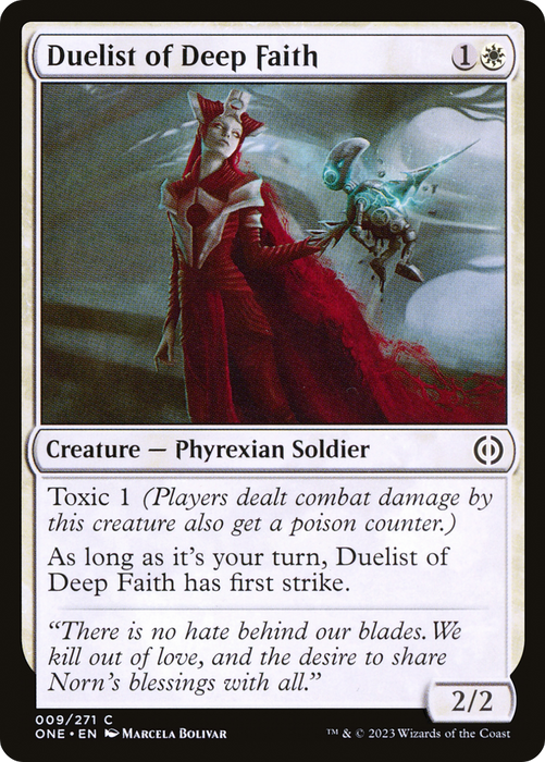 Duelist of Deep Faith (ONE-009) - common - Foil