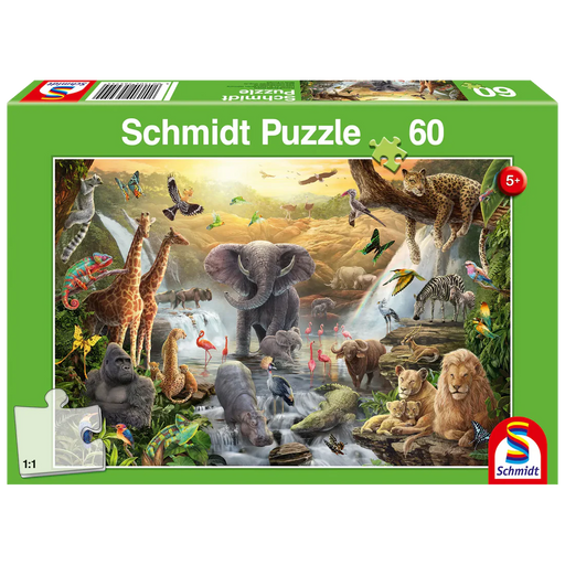 Animaux en Afrique (60 pièces)