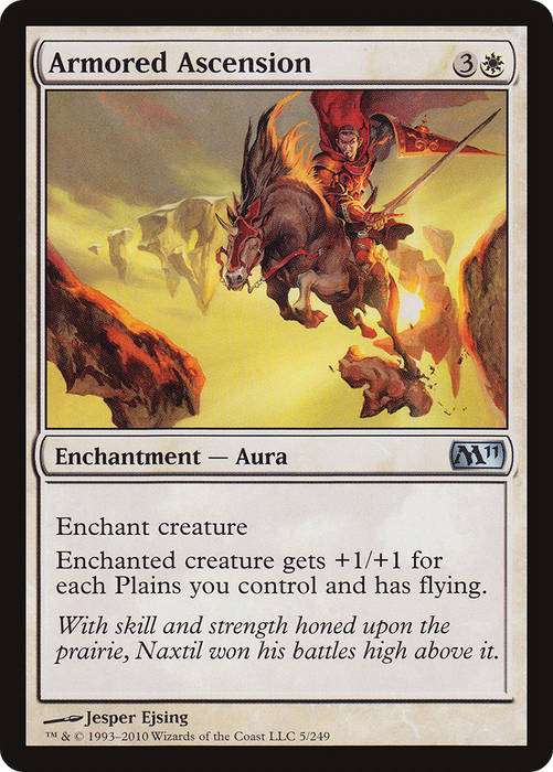 Armored Ascension (M11-005) - uncommon - Foil