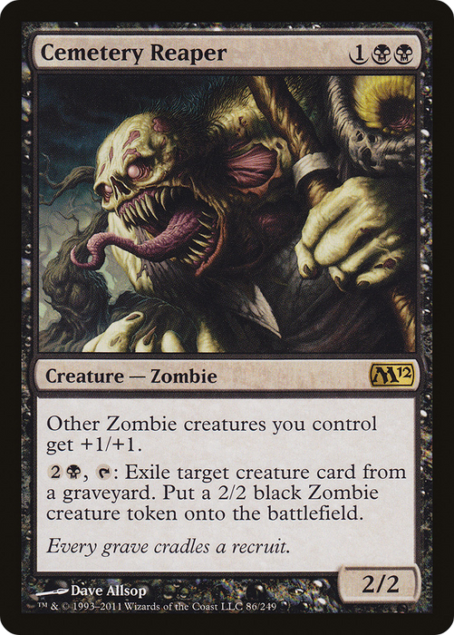 Cemetery Reaper (M12-086) - rare - Foil