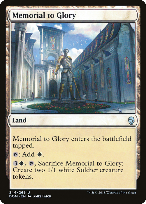 Memorial to Glory (DOM-244) - uncommon - Foil