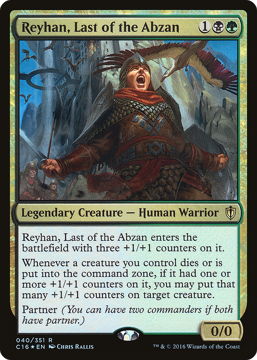 Reyhan, Last of the Abzan (C16-040) - rare - Foil