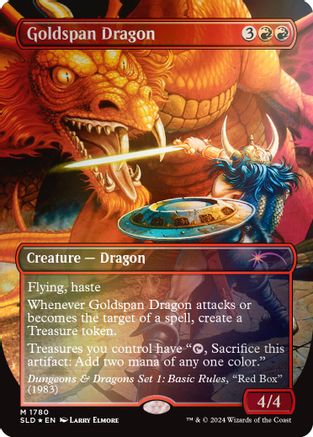 Goldspan Dragon (Rainbow Foil) (SLD-1780) - mythic - Foil