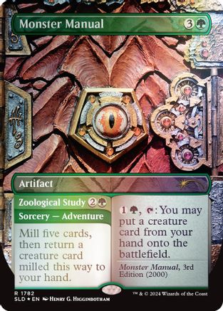 Monster Manual (Rainbow Foil) (SLD-1782) - rare - Foil