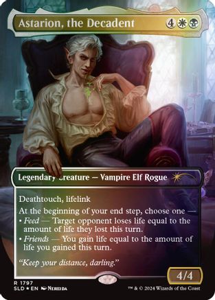 Astarion, the Decadent (Rainbow Foil) (SLD-1797) - rare - Foil