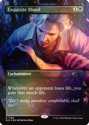 Exquisite Blood (Rainbow Foil) (SLD-1798) - rare - Foil