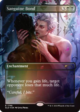 Sanguine Bond (Rainbow Foil) (SLD-1799) - rare - Foil
