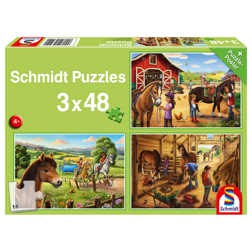 Mes Chevaux Préférés (3x48 pièces)