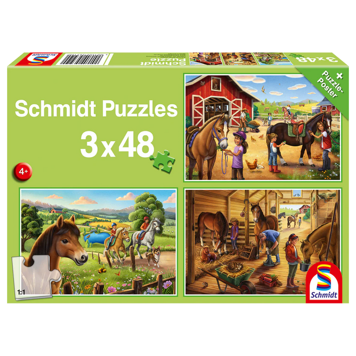 Mes Chevaux Préférés (3x48 pièces)