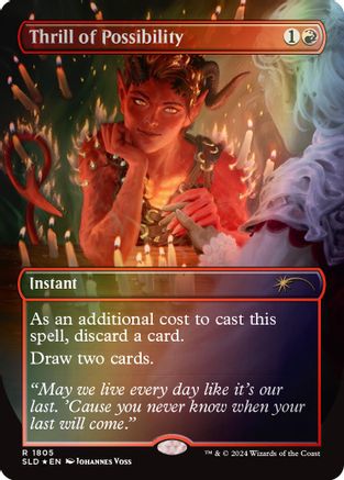 Thrill of Possibility (Rainbow Foil) (SLD-1805) - rare - Foil